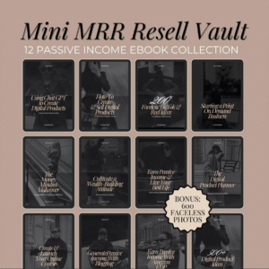 Passive Income eBook Bundle with MRR – Master Resell Rights for Digital Product Reselling