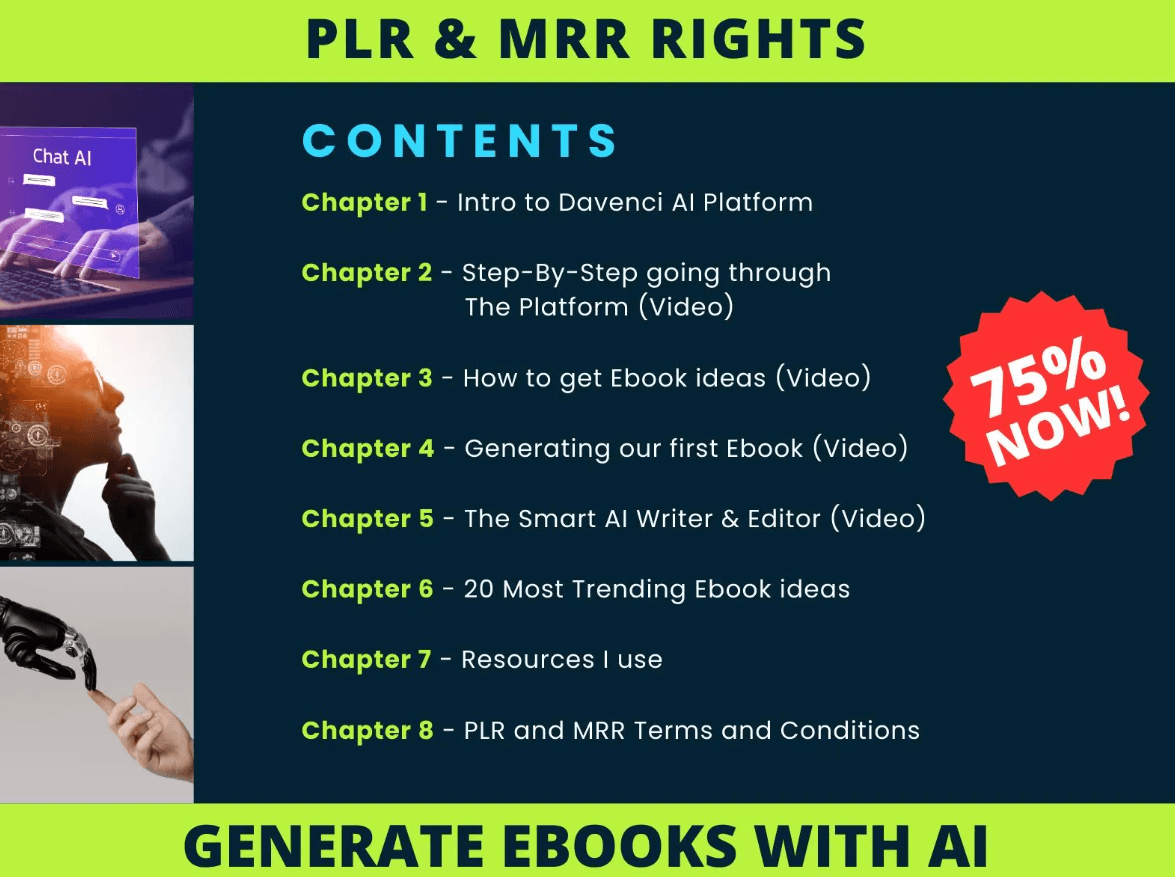 Create a Full eBook with AI: A Step-by-Step Masterclass Featuring Video Tutorials(PRL& MRR) - Image 4