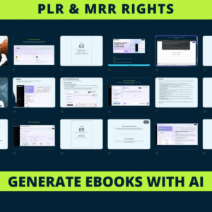 Create a Full eBook with AI: A Step-by-Step Masterclass Featuring Video Tutorials(PRL& MRR)