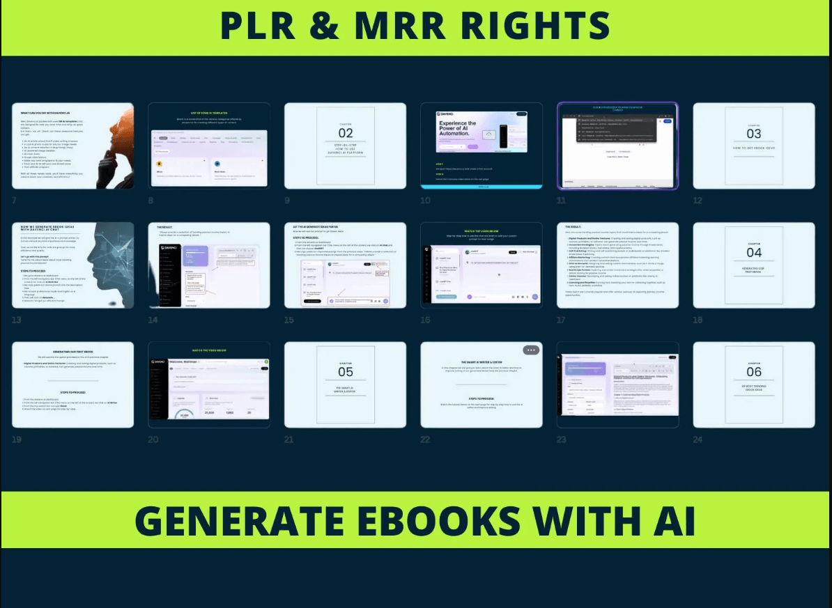Create a Full eBook with AI: A Step-by-Step Masterclass Featuring Video Tutorials(PRL& MRR) - Image 5