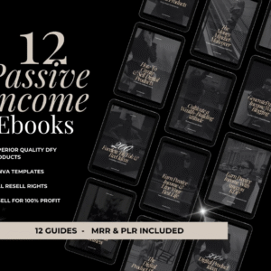 Passive Income eBook Bundle with MRR – Master Resell Rights for Digital Product Reselling