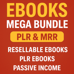 5 Million PLR & MRR eBooks Mega Bundle | Resellable Digital Books for Passive Income & Finance Niches