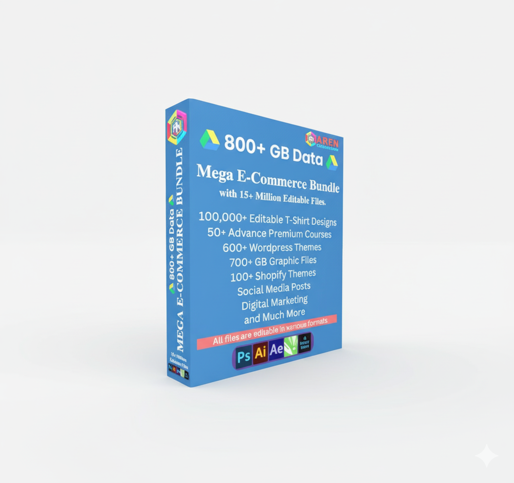 The Ultimate Mega Bundle: E-Commerce, Graphic Design, Video Editing & Digital Marketing{PRL& MRR} - Image 2