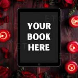 Mystery eBook & Thriller Cover Mockup | Blank iPad Scene | Canva Marketing Asset{PRL& MRR}