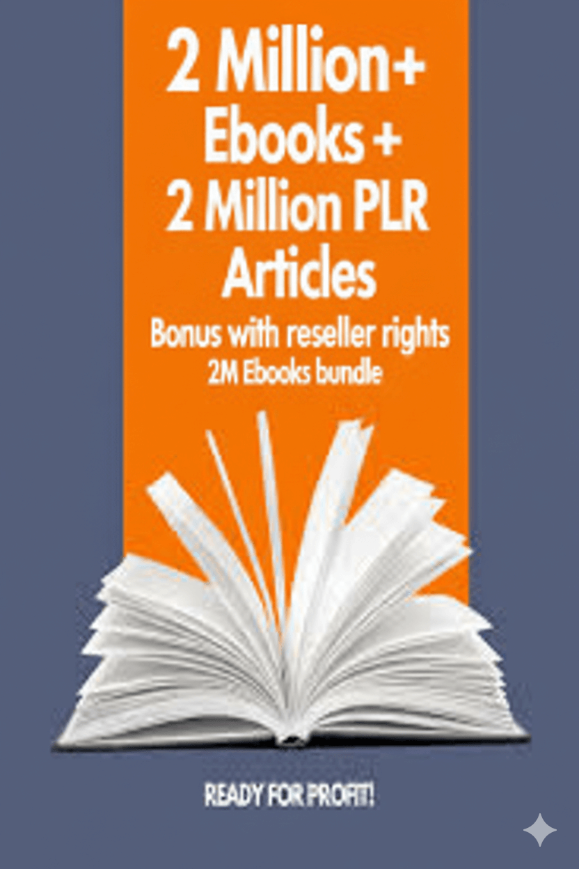 Ultimate Collection: 2M Ebooks + 2M PLR Articles Bonus | Reseller Rights Included(PRL& MRR) - Image 3