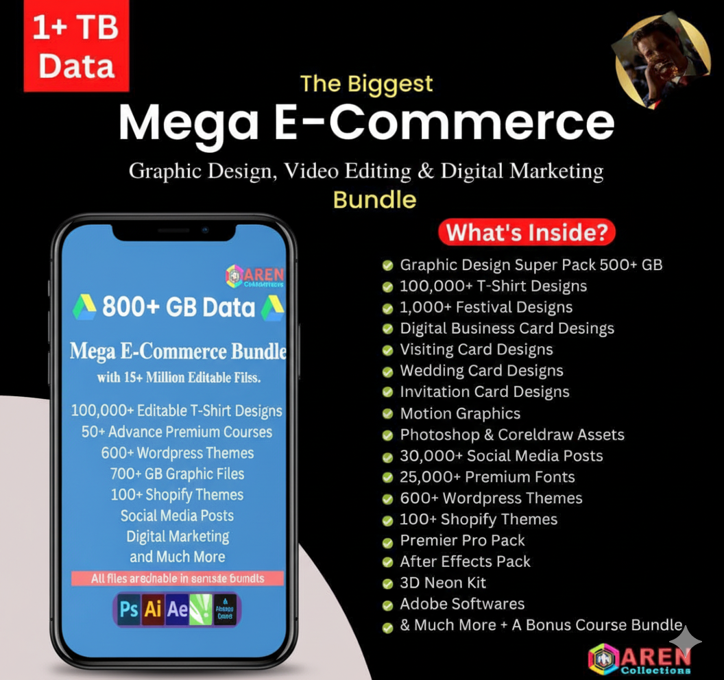 The Ultimate Mega Bundle: E-Commerce, Graphic Design, Video Editing & Digital Marketing{PRL& MRR} - Image 4