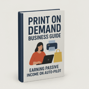 Print-On-Demand Business Blueprint | Ready-Made POD eBook | Achieve Passive Income Effortlessly (PRL& MRR)