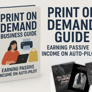 Print-On-Demand Business Blueprint | Ready-Made POD eBook | Achieve Passive Income Effortlessly (PRL& MRR)