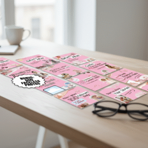 100 Aesthetic Pink Instagram Carousel Templates – Editable Canva with PLR & MRR