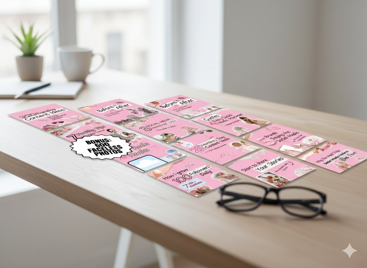 100 Aesthetic Pink Instagram Carousel Templates – Editable Canva with PLR & MRR - Image 2