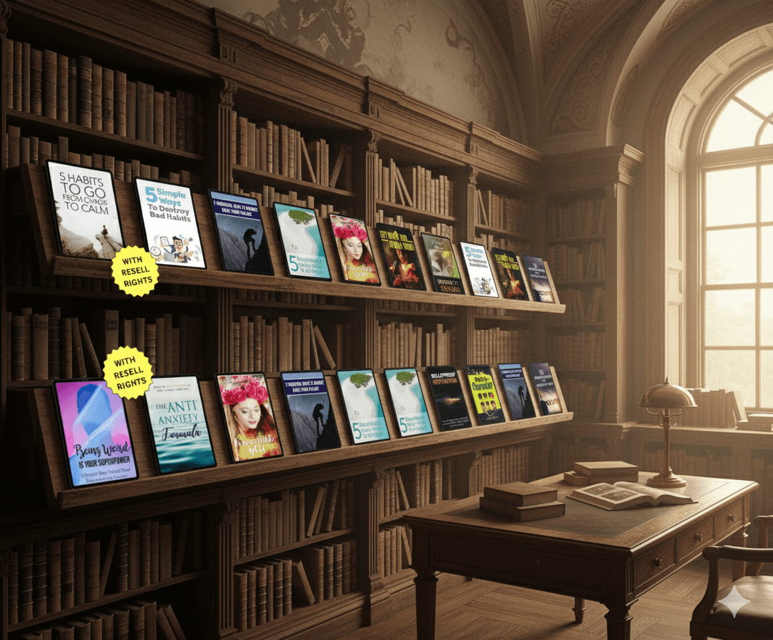 Self-Improvement eBook Bundle | 750 Digital Books with Resell Rights | Personal Growth Collection - Image 3