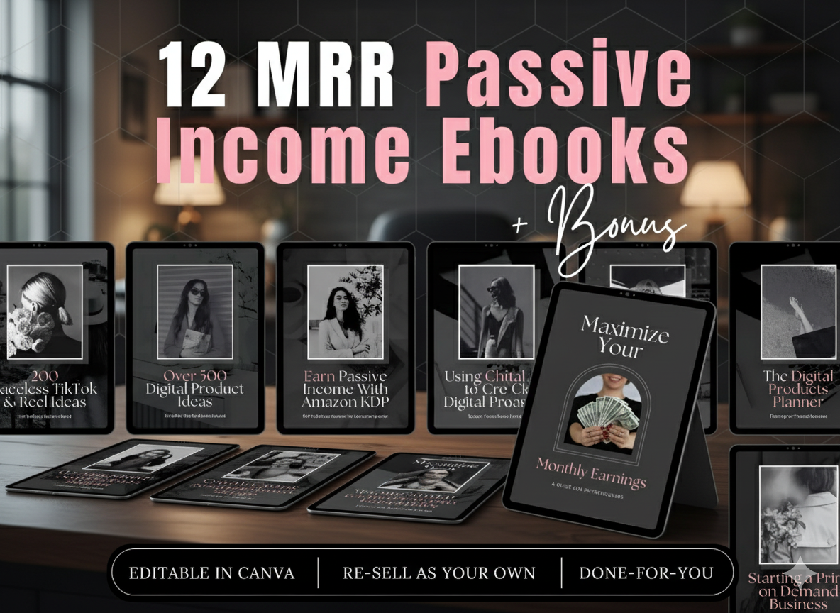 Passive Income eBook Bundle with Master Resell Rights & Private Label Rights (PLR) - Image 7