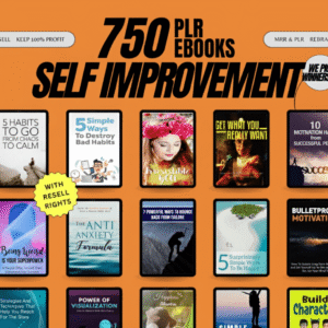 Self-Improvement eBook Bundle | 750 Digital Books with Resell Rights | Personal Growth Collection
