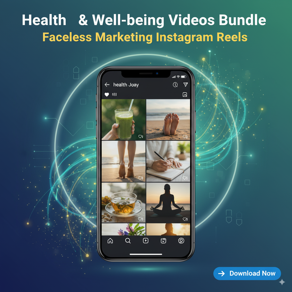 Ready-to-Use Health & Wellness Video Bundle for Instagram Reels (PLR/MRR)
