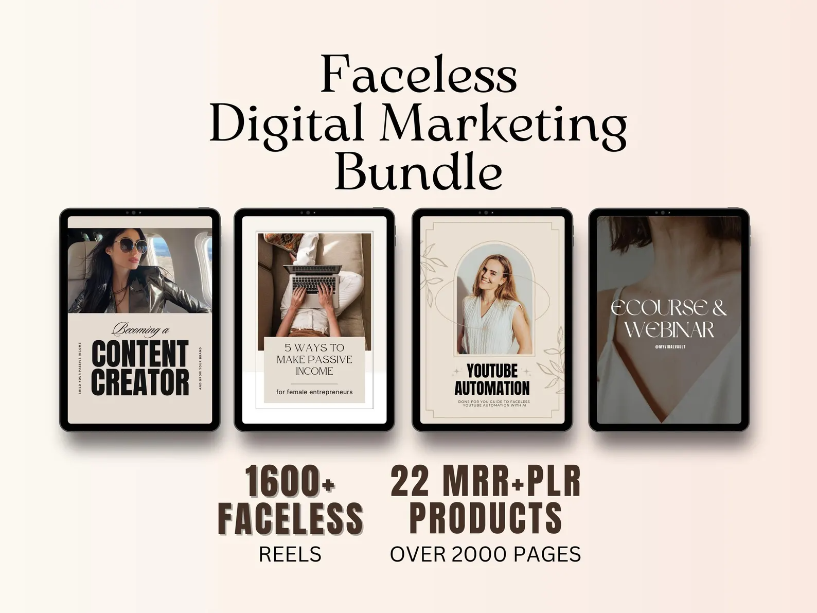 22 Faceless Digital Marketing MRR Products | Done-For-You Faceless Marketing | Master Resell Rights - Image 5