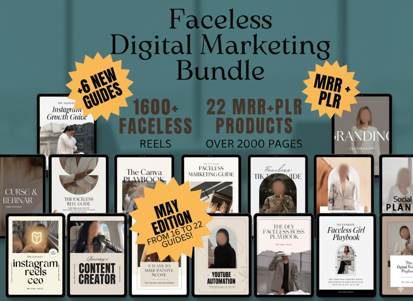 22 Faceless Digital Marketing MRR Products | Done-For-You Faceless Marketing | Master Resell Rights - Image 9